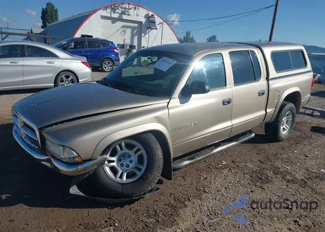 2002 Dodge Dakota Slt из США, поврежденный, VIN 1B7HG48N72S588024